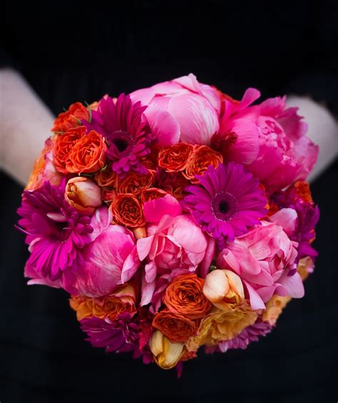 To bring your wedding floral dreams to life, begin with a rough idea of your wedding theme and colour scheme, the style of bouquets you are after, and your estimated flower budget. Bridal Bouquet of the Week: Vibrant Summer Flowers in ...
