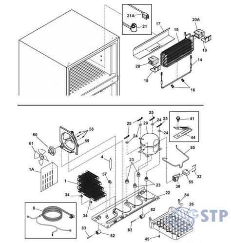 Stp Appliances Diagramas De Ffht1831qs1 Refrigerador Frigidaire