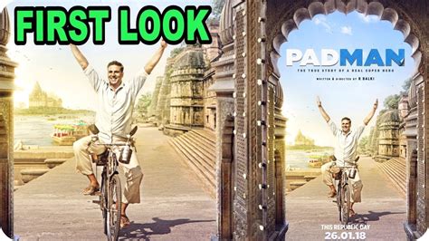 Padman Trailer First Look Poster Out Akshay Kumar Sonam Kapoor Radhika Apte