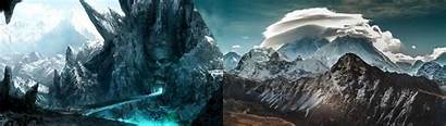 Monitor Dual Wallpapers Double Mountains Hidden Background