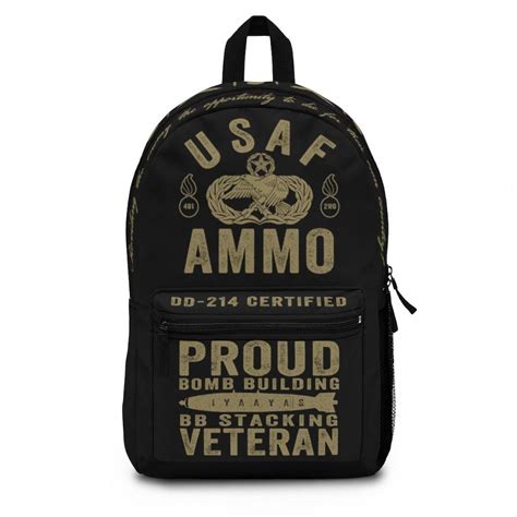 Usaf Ammo Proud Dd 214 Certified Veteran Maintenance Badge Icons