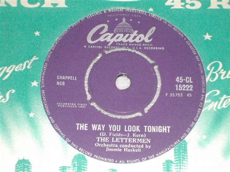 The Lettermen The Way You Look Tonight Thats My Desire 1961