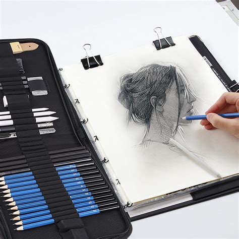 Professional 33 Piece Handb Sketch Drawing Pencil Set