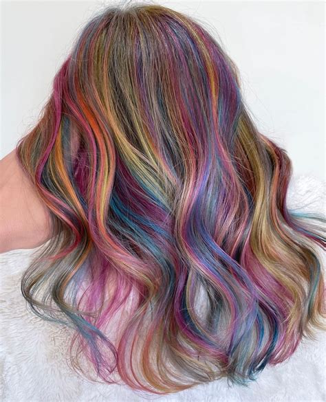 Pastel Rainbow Hair Dyed Hair Pastel Rainbow Hair Color Hair Color Pastel Rainbow Hair