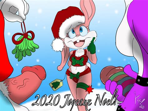 Post 4614118 Babs Bunny Buster Bunny Christmas ExotiFox Fifi La Fume