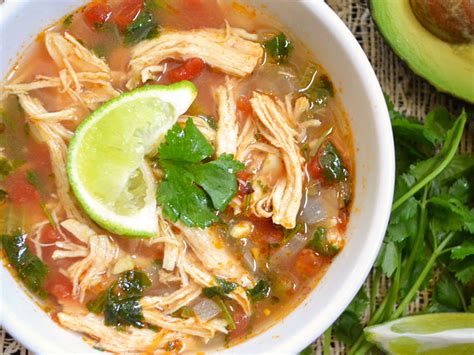 Mexican Chicken Lime Soup Recipe For A Cold Evening