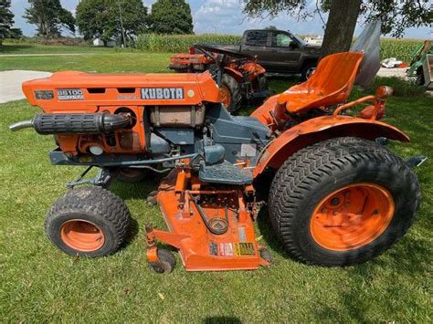 Kubota B6100 Garden Tractor Mower United Edge Real Estate And Auction