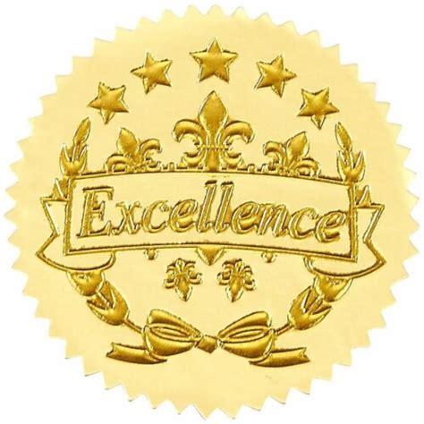 Award Stickers Gold Certificate Seals 96 Pieces Pack Harris Teeter
