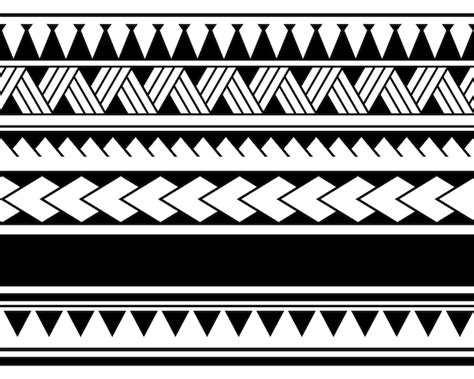 Premium Vector Maori Polynesian Tattoo Bracelet Tribal Sleeve