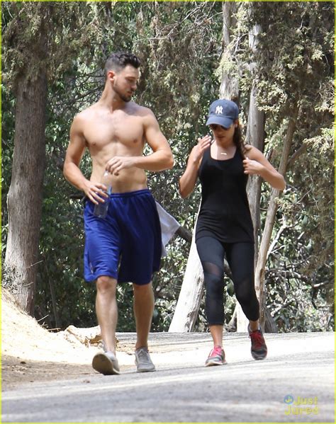 Full Sized Photo Of Lea Michele Matthew Paetz Shirtless Hike 36 Lea