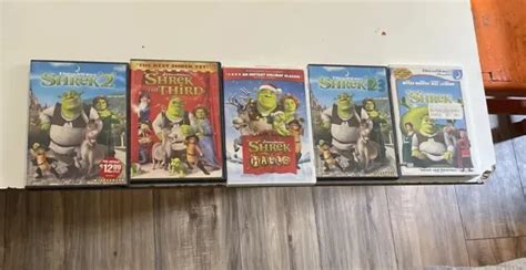 Shrek Shrek 2 Shrek The Third Shark Tale 4 Pack Dvd Bundle 1000
