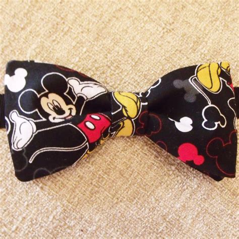 Mickey Mouse Bow Tie Mickey Bow Tie Pre Tied Or Self Tie Etsy