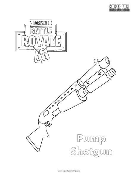 Printable Fortnite Gun Coloring Pages Fortnite Free Coloring Pages