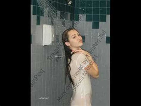 New Miley Cyrus Shower Pictures YouTube