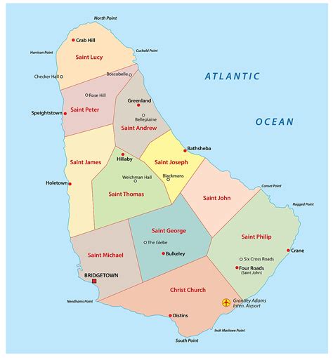 Mapas De Barbados Atlas Del Mundo