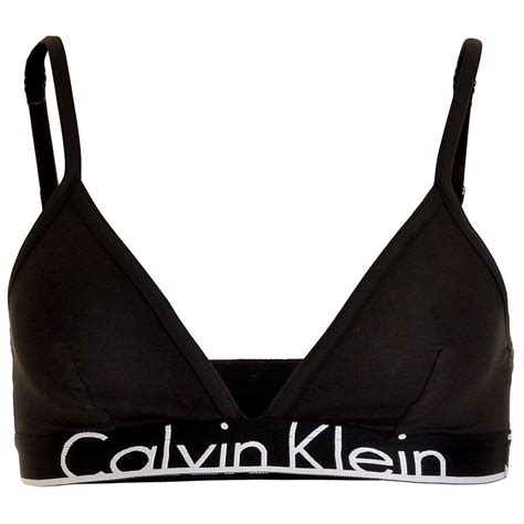 Calvin Klein Women Id Unlined Triangle Bra Black