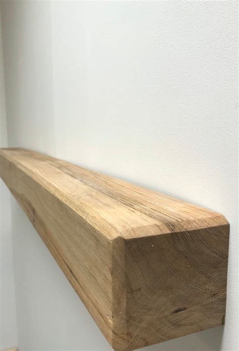 Floating Oak Mantel Shelf Fire Place Beam Made From Solid French Oak