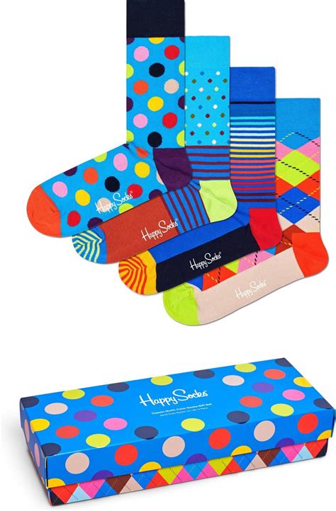 Happy Socks Classic Multi Colour T Box 4p Maat 36 40