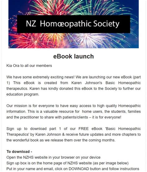 Nz Homeopathic Society Newsletters Nz Homeopathic Society