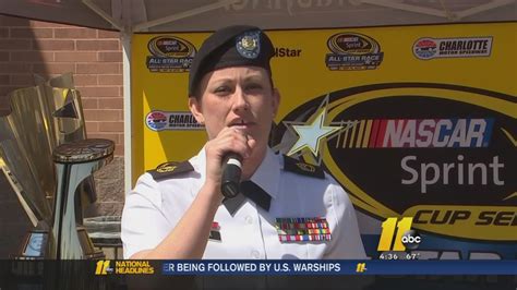 Raleigh Soldier Auditions To Sing National Anthem At Nascar Race Abc11 Raleigh Durham
