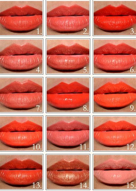 The Summer Season Orange Lipsticks And Lipglosses Round Up Orange