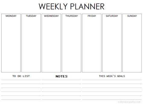 1 Week Calendar Printable Free Printable 1 Week Calendar Calendar