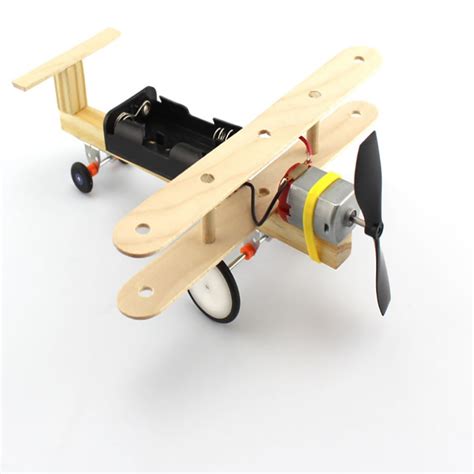 Educational Assembly Mini Aircraft Airplane Model Building Blocks Fun
