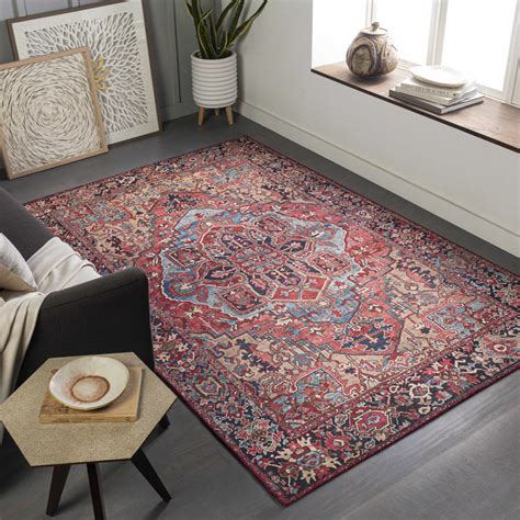 Bungalow Rose Oomo Oriental Area Rug In Red And Reviews Wayfair