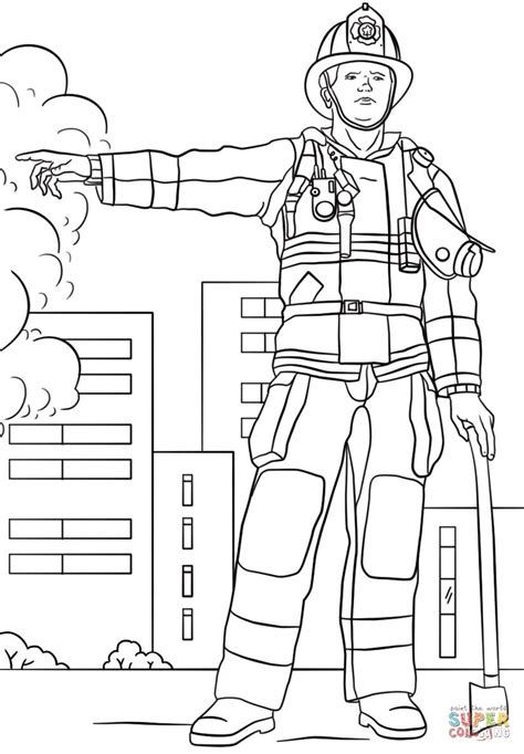 Free printable fireman coloring pages. 23+ Great Picture of Firefighter Coloring Pages - birijus.com