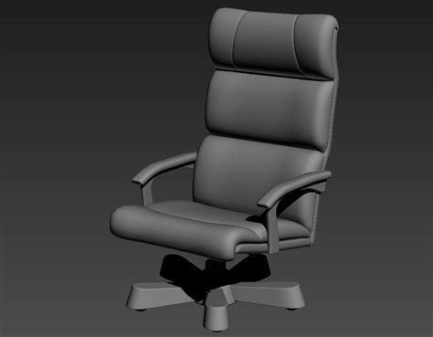 Office Furniture Chair Block 3ds Max File Free Download Cadbull