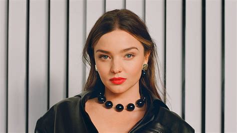 Hd Wallpaper Models Miranda Kerr Australian Blue Eyes Brunette Lipstick Wallpaper Flare