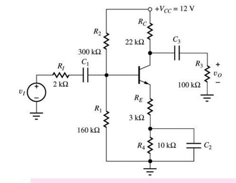 Draw Circuit Diagram Of Common Emitter Amplifier