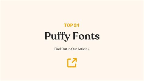 24 Puffy Fonts To Make Your Designs Pop