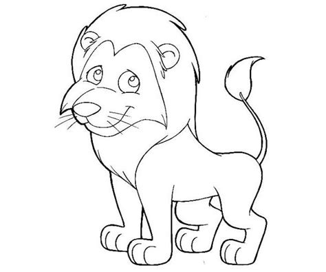 Children playing at house field vector. Lion Template - Animal Templates | Free & Premium Templates