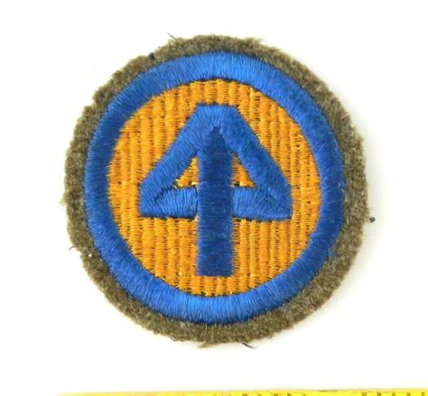 Wwii Us Army 44th Infantry Division Patch Military Badge T70g2 Ebay