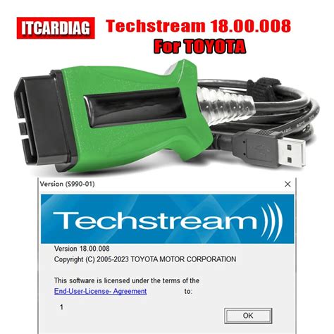 Dlc3 Techstream 1800008 For Toyota 2 Toyota2 Tis J2534 Passthru Obd2