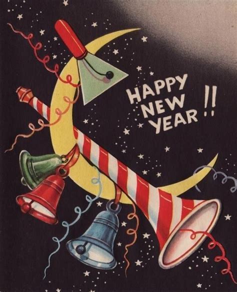 Newyearcelebrations Vintage Happy New Year Happy New Year Cards