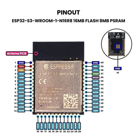 Esp32 S3 Wroom 1 N16 Footprint Schematic Symbol And 3