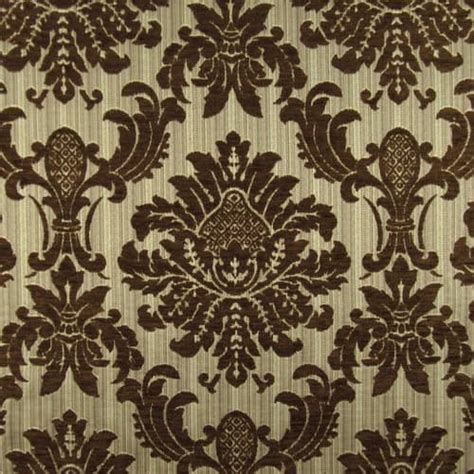 Francisco Brown Damask Fabric On Sale 1502 Fabrics