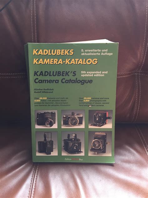 Kadlubeks Kamera Katalog 5th Edition Günther Kadlubek And Rudolf