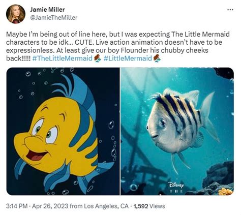 Little Mermaid Fans Are Left Horrified By The Live Action Flounder