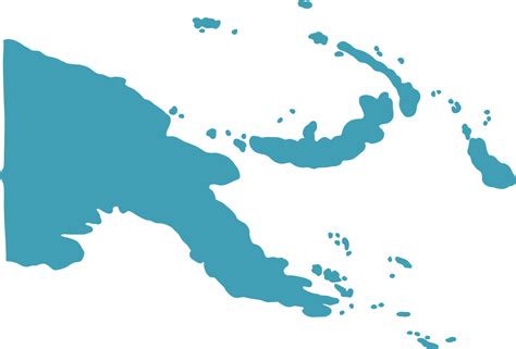 Doodle Freehand Drawing Of Papua New Guinea Map 17745355 Png