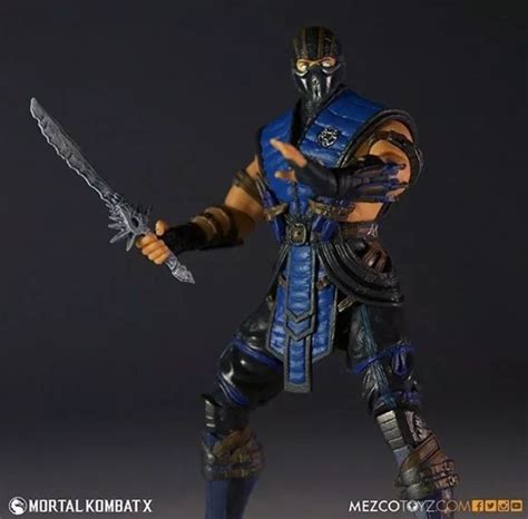 Sub Zero Mezco Toys Articulado Mortal Kombat X R 14999 Em Mercado