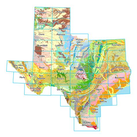 Geologic Map Of Texas Wine Country California Map