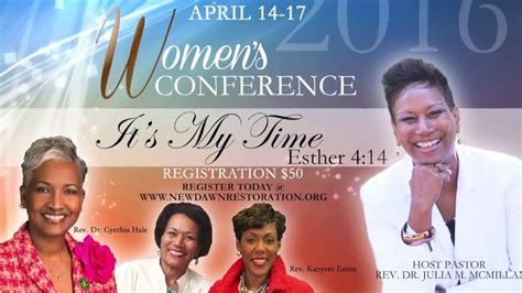 2016 Womens Conference Its My Time Youtube
