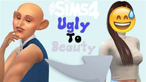 Ugly To Beauty Sims 4 Create A Sim Challenge Youtube