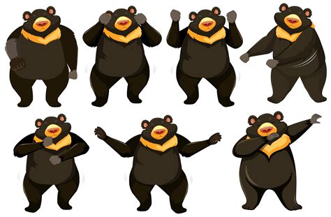 dancing bear vector art icons and graphics for free download
