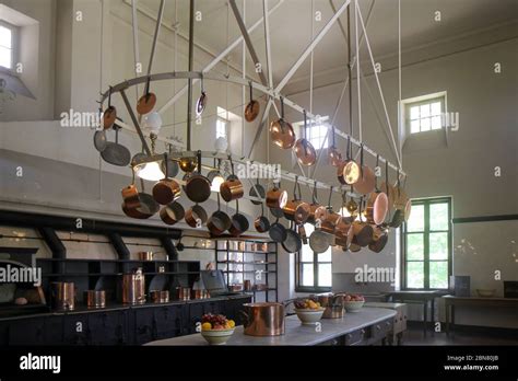 The Kitchen At The Breakers Mansion Newport Rhode Island United