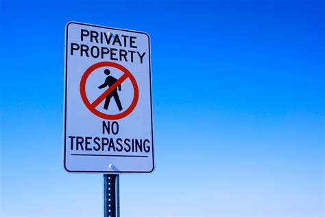 No Trespassing Sign Free Stock Photo Public Domain Pictures