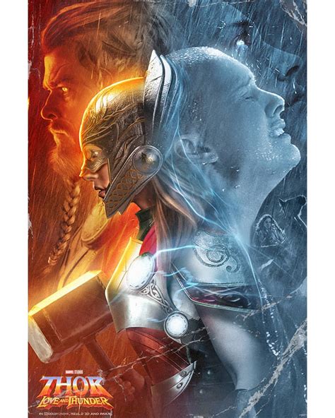 Thor Love And Thunder Fan Poster By Bosslogic Rmarvelstudios